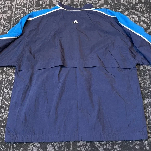 Vintage Adidas Blue Windbreaker Mens Size M - Picture 3 of 7